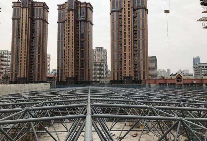 河北螺栓球网架结构
